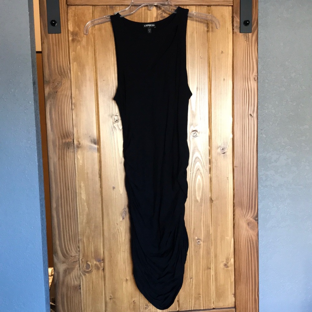 Cotton Ruched Dress